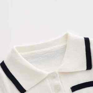 Superventas personalizado Unisex 100% algodón orgánico mameluco mono pijama de bebé estilo clásico ODM suministro - Product Image 4