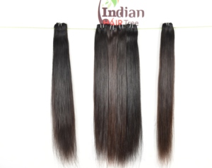 Cheveux indiens bon marché droits directement de l'Inde Extensions de vague naturelle Raw Remy Virgin Human Bundles non traités pour les exportations - Product Image 2