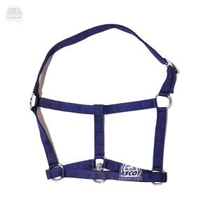 Licou de créateur en nylon réglable avec accessoires en gros gravés en acier inoxydable pour l'équitation en style de selle anglais - Product Image 3