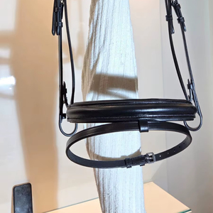 Bride de cheval de luxe de haute qualité Style à la mode Matériau en cuir durable avec logo personnalisé MH Global Exports Emballage personnalisé - Product Image 4