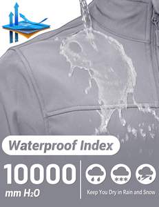 Chaqueta Softshell ligera y altamente personalizada Softshell a bajo precio hecha en fábrica - Product Image 5