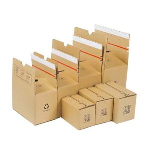 سعر معقول تنافسي ، خط سحاب ورقي مضلع ، صناديق لوازم شحن كرتونية للبريد - Product Image 4