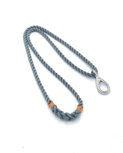 Monkey Fist Knot Keychain W/ Brass Shackle - 4.5" Long - Handmade Sailor Rope <b>Key</b> <b>Ring</b> - Nautical Jewelry Gift - Product Image 2