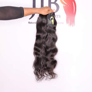 100% venta al por mayor extensión de cabello ondulado suelto cutícula Natural alineada crudo sin procesar templo indio vendedores de cabello humano - Product Image 2