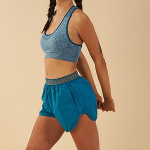 Pantalones cortos de gimnasio y yoga para mujer 2025, diseño minimalista de algodón puro de alta calidad con buena elasticidad, decoración de logotipo de talla grande - Product Image 3