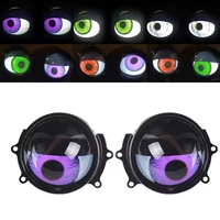 Lentille de projecteur d'oeil de diable contrôlée par WiFi a mené des phares clignotant la lumière d'oeil de modification pour la voiture