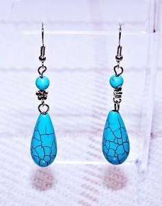 Boucles d'oreilles en argent sterling plaqué or avec aquamarine brute, 9 mm, bijoux pour femmes, certifiées IGI, cadeau de fête, anniversaire, maman - Product Image 6