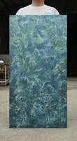 Panel de Pared Personalizado con Diseño de Cielo Estrellado Dorado, Moderno, Ignífugo e Impermeable, Decoración Artística de Interiores, Diseño Gráfico Comercial