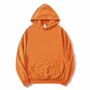 Sweat à capuche publicitaire avec logo personnalisé 100% coton de couleur unie Culture d'entreprise Vêtements de travail avec fermeture à boucle Sweat à capuche pour hommes - Product Image 2