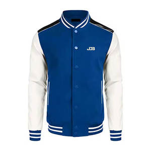 Chaqueta Letterman de Invierno de Alta Calidad, Secado Rápido, Transpirable, con Cierre Frontal, Colores Personalizados, Diseño Personalizado para Hombre, Ropa Casual de Calle - Product Image 3
