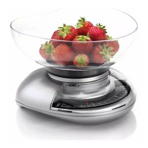 Báscula de Cocina Cromada de 3 kg, Modelo LC7107 - Product Image 1