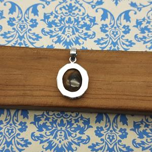 Vente en gros en vrac Pendentif en argent sterling 925 avec œil de Shiva et pierres précieuses Bijoux fins faits à la main avec lunette pour femmes - Product Image 5