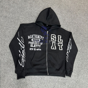 Nuevo estilo mejor material Llegó Sudadera con capucha impresa personalizada precios baratos fabricante superior hombres sudaderas con capucha personalizadas sudaderas con capucha para hombres - Product Image 6