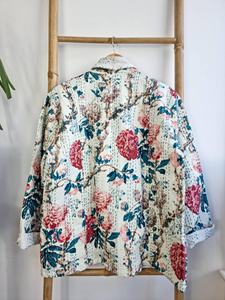 เสื้อแจ็คเก็ตกิโมโนผ้าคอตตอนทำด้วยมือมีสไตล์สวมใส่สบายมีสไตล์สำหรับฤดูร้อนเทศกาลปาร์ตี้สายสะพายพิมพ์ลายดิจิตอล - Product Image 2