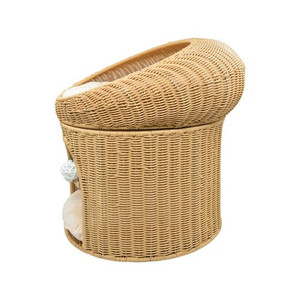 Vietnam Manufacturer's Luxury <b>Small</b> Tower Pet House Handmade and Natural Rattan <b>Basket</b> Dog and Cat Wholesales - Product Image 3