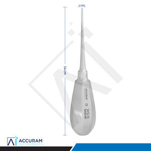 Elevador de Raíces Dentales Recto de 2 mm, Acero Inoxidable, Instrumento de Precisión Quirúrgico Médico Oral para Laboratorio Dental, Herramienta de Extracción Dental - Product Image 4
