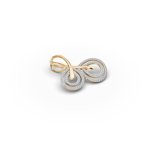 <b>Infinity</b> Loop Lab-Grown Diamond Gold Pendant Luxury Jewelry with Unique Design - Product Image 4
