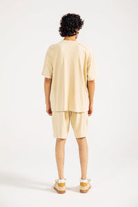 Wholesale Summer Casual Wear 2 Pcs Breathable Street Style Shirt & <b>Shorts</b> Set 360GSM 100% Cotton Custom T-Shirts & <b>Short</b> Set <b>Men</b> - Product Image 5