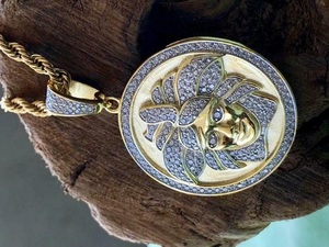 Colgantes y dijes de joyería fina de alta calidad, colgante de moissanita VVS de corte redondo, colgantes finos de estilo Hip Hop - Product Image 4