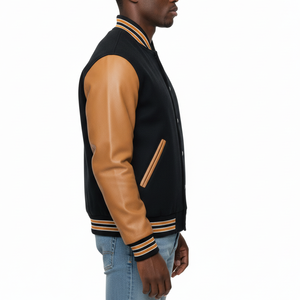 Veste de survêtement longue personnalisée Hip Hop Premium Streetwear, grande taille, en toile imperméable, à capuche, en coton, manches longues, veste d'hiver - Product Image 3