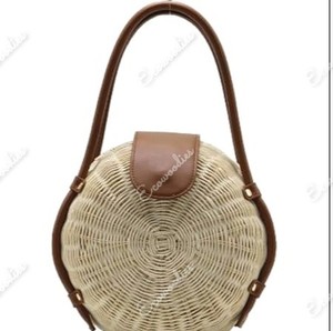 Elegant Appearance New Simple Shoulder <b>Straw</b> Woven <b>Bag</b> Summer Vacation Hand Woven <b>Bag</b> Fashion Seaside Women's <b>Straw</b> <b>Bag</b> - Product Image 5