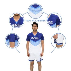 Blaze Fight Wear traje de fútbol personalizado conjunto de Club calidad transpirable fútbol Jersey traje de fútbol conjunto de uniforme para Unisex - Product Image 5