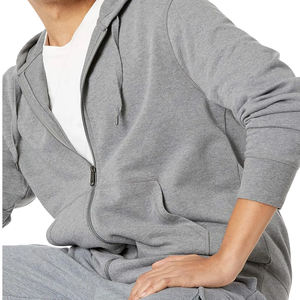 Sweat à capuche grande taille surdimensionné de haute qualité 400G 100% coton pour hommes brodé Designer thermique avec logo personnalisé col à capuche - Product Image 4