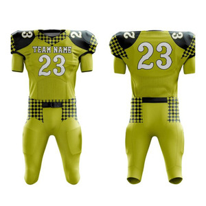 OEM Servicio Bajo MOQ Fútbol Americano Jersey Uniformes Superventas Color Sólido Fútbol Americano Uniformes Cómodos - Product Image 1