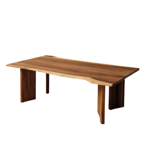 Table basse moderne en bois de suar massif naturel durable avec un design aux lignes nettes pour le salon et les meubles de villa - Product Image 5