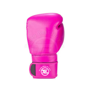 Gants de boxe en cuir de vachette véritable de haute qualité 8oz 12oz caractéristiques de poinçonnage de sécurité les plus vendues pour la boxe d'arts martiaux - Product Image 6