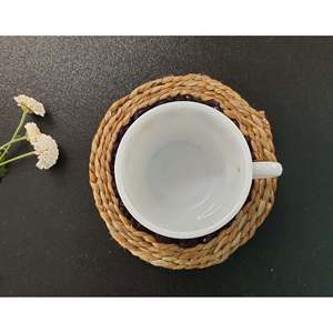 ชุดหัตถกรรม Mukherjee 4ชิ้นที่รองแก้วปอกระเจา6นิ้วทำด้วยมือเพื่อเพิ่มประสบการณ์การดื่มชา - Product Image 4