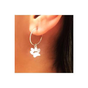 925 Sterling <b>Silver</b> Elegant <b>Stud</b> <b>Earrings</b> Fine Paw Design with Intricate Detail Made in Turkey - Product Image 1