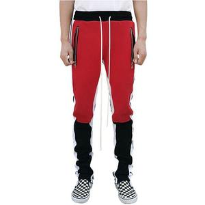 Pantalones de hombre diseño servicio OEM superventas rápido mejor precio pantalones de hombre hechos a medida con cremallera en la pierna - Product Image 3