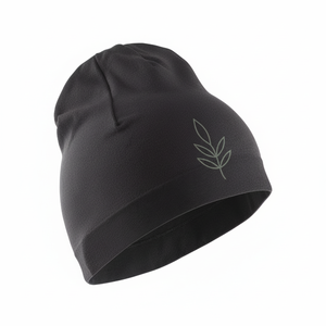 Gorro Deportivo con Diseño de Hoja, Estilo Minimalista, Gorro de Correr de Secado Rápido, Gorro Térmico con Logotipo de Naturaleza, Ropa Deportiva - Product Image 1