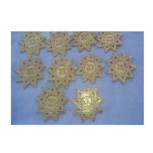 Vintage argent Sterling émail 33e degré maçon maçonnique Shriners broche revers membre broche ton or métal haut pour ruban maltais - Product Image 3