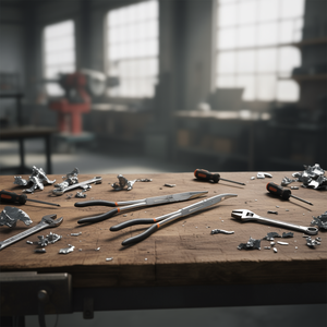 Lot de 2 pinces à bec demi-rondes extra-longues à double articulation avec extrémités moletées - Product Image 3