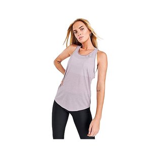 Débardeur d'entraînement Under Armour Streaker 2.0 Racer pour femmes, chemises et t-shirts actifs, couleur : violet/ardoise, 100% authentique - Product Image 1