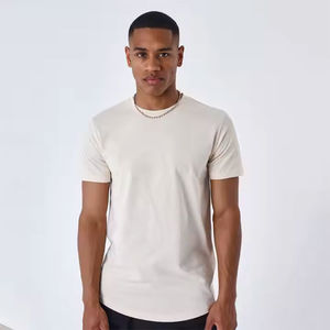 Nouveau design personnalisé 100% coton avec votre propre logo de marque T-shirt uni de haute qualité Fitness Street Wear à la mode pour hommes - Product Image 1