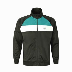 Survêtement personnalisé pour homme en 2 pièces, zippé, respirant, imperméable, écologique, de haute qualité, 100% polyester, pour l'entraînement et la course à pied - Product Image 2