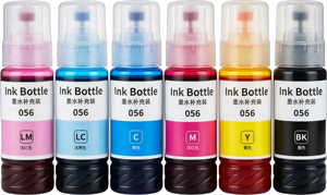 Encre photo COCOLOR compatible Epson EcoTank, 6 couleurs, encre de recharge, flacon d'encre 056 057 107 108 pour imprimante photo L18050 L8050 ET18100 - Product Image 2