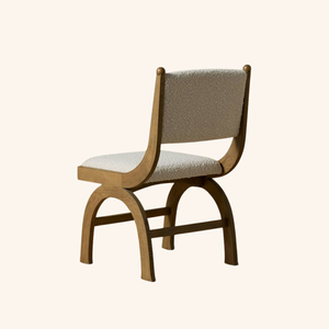 Silla de Comedor Moderna Roma de Madera y Cuero Ergonómica para Uso en Interiores en Salas de Estar, Oficina en Casa, Bar, Cocina, Hoteles - Product Image 3