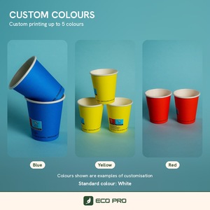 Vasos de Café Desechables de 6 oz, Reciclables, Ecológicos, de Grado Alimenticio, de Pared Simple, para Bebidas Calientes/Frías, Ligeros y Duraderos - Product Image 3