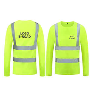 เสื้อเชิ้ตแขนยาวสะท้อนแสงแบบมีโลโก้สั่งทำพิเศษ เสื้อทำงานแบบมองเห็นได้ชัดเจน ระบายอากาศได้ดี และกันน้ำ - Product Image 1