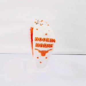 Diademas con cuentas Go Gators Cocodrilos Adornados a mano Top Anudado Accesorios para el cabello Increíbles mujeres Adultos Florid Gators - Product Image 2