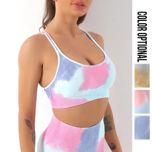 Fashion Sublimation Breathable Custom Print Plus Size Front Yoga <b>Bra</b> Women <b>Racerback</b> High Support Sports <b>Bra</b> - Product Image 6