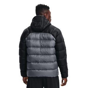 Chaqueta Acolchada con Capucha para Hombre, Informal, para Invierno, Color Gris y Negro, Resistente al Viento, Servicio Personalizable OEM - Product Image 2