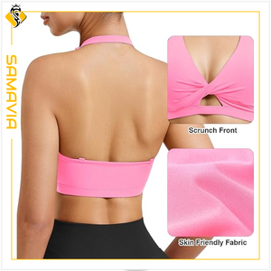 ชุดบราและกางเกงเล่นโยคะลายสก็อตระบายอากาศได้ดี - Product Image 4