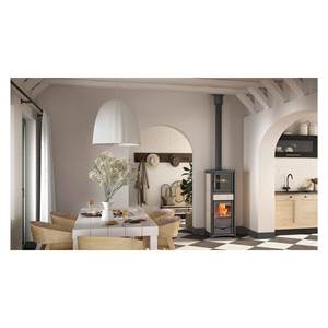 Estufa de Leña Rosella Plus Oven 9.4kW 165 Crema Cerámica 5 Estrellas 3004002 - Product Image 2