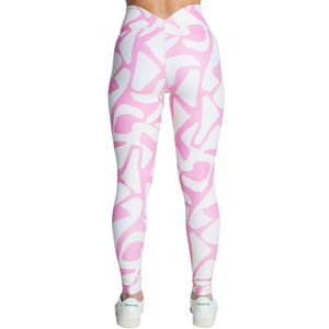 Sublimation <b>Leggings</b> Womens Spandex Polyester Active Bottom <b>High</b> <b>Waist</b> Stretch Workout Fitness Yoga Gym Pants - Product Image 3