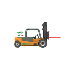 Carretilla elevadora eléctrica grande de producción italiana Baldi con batería-1 año de garantía Carretilla elevadora de 24 toneladas de transporte pesado a la venta - Product Image 1